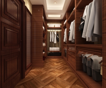 Simple European Style Clothes Storage Area-ID:329222921