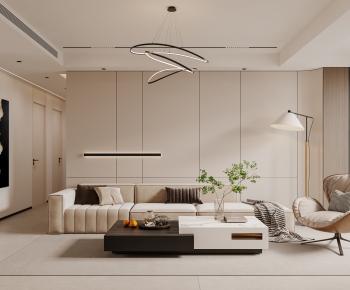 Modern A Living Room-ID:976337917