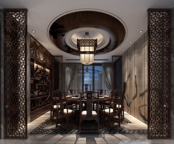 New Chinese Style Dining Room-ID:332982069