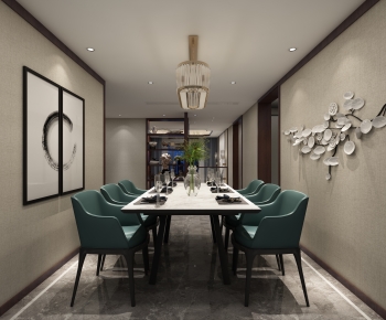 New Chinese Style Dining Room-ID:972541092