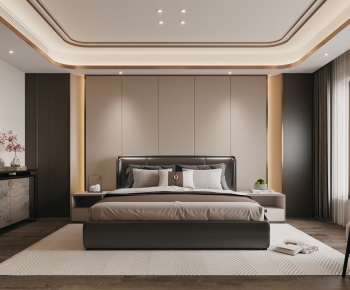 New Chinese Style Bedroom-ID:907352922