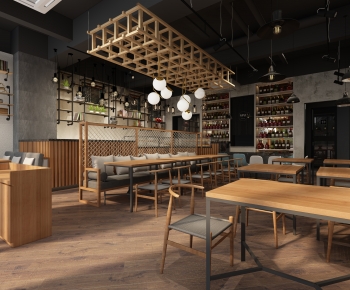 Industrial Style Restaurant-ID:717179835