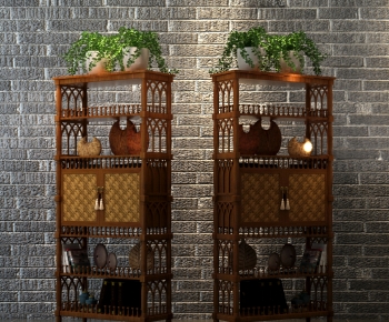 Southeast Asian Style Shelving-ID:557097913