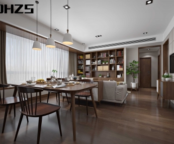 New Chinese Style Dining Room-ID:930032019