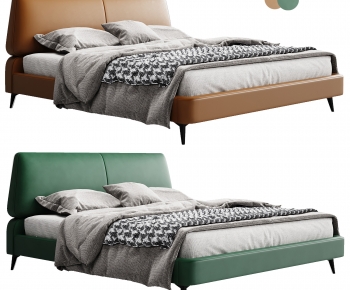 Modern Double Bed-ID:965935955