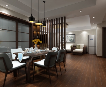 New Chinese Style Dining Room-ID:223273998