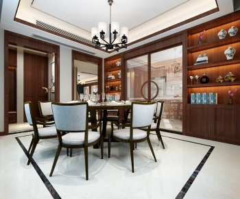 New Chinese Style Dining Room-ID:294378042