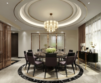 Post Modern Style Dining Room-ID:689420725