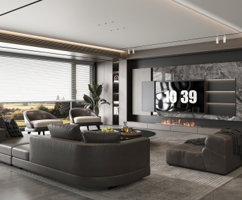 Modern A Living Room-ID:554506064