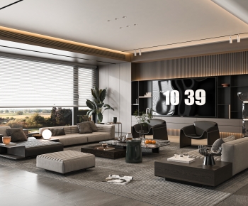 Modern A Living Room-ID:900748019