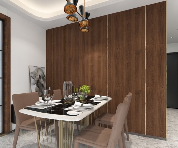 New Chinese Style Dining Room-ID:190586097