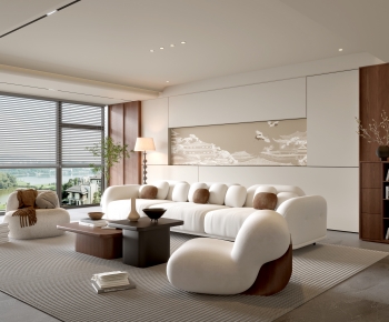 Modern A Living Room-ID:663085944