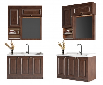 New Chinese Style Bathroom Cabinet-ID:703294042