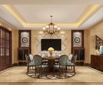 New Chinese Style Dining Room-ID:886859896