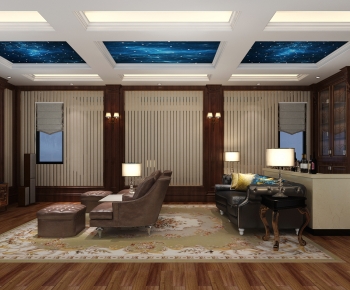 Simple European Style Audiovisual Room-ID:112719598