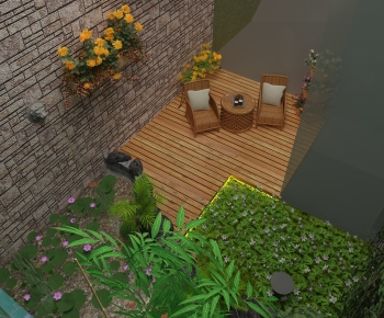 Modern Garden-ID:715485108