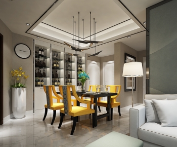 Simple European Style Dining Room-ID:467948913