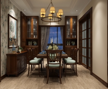 American Style Dining Room-ID:922602894