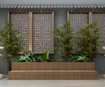 New Chinese Style Plant Landscaping-ID:714468007