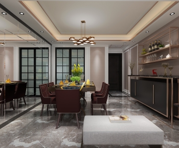 Post Modern Style Dining Room-ID:590708975