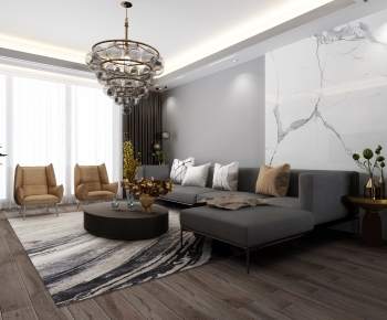 Modern A Living Room-ID:756691931