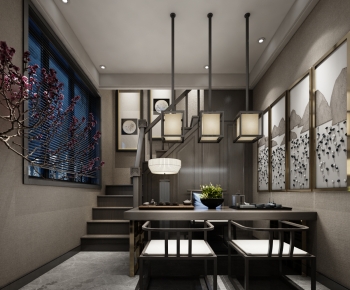 New Chinese Style Dining Room-ID:293169984