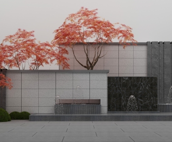 New Chinese Style Landscape Wall-ID:544861089