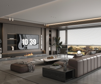 Modern A Living Room-ID:879138952