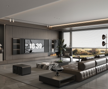 Modern A Living Room-ID:406713966