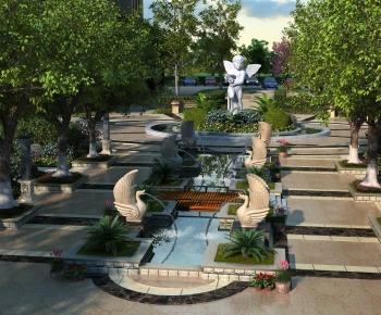 Modern Garden-ID:816392906