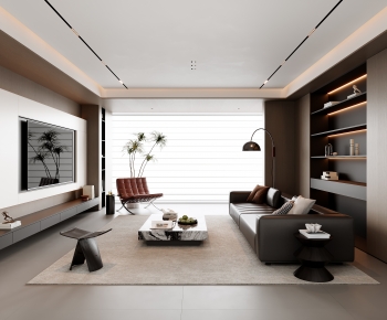 Modern A Living Room-ID:402566915