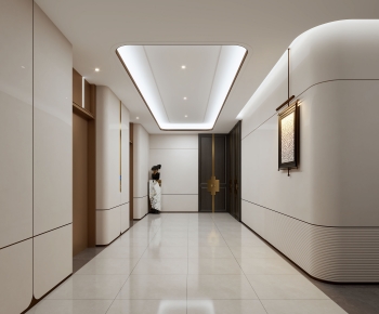 Modern Corridor/elevator Hall-ID:804138905