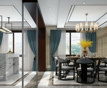 New Chinese Style Dining Room-ID:903548004