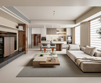 Modern A Living Room-ID:597927094