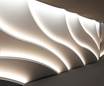 现代轻奢形象墙3D模型