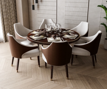 New Chinese Style Dining Table And Chairs-ID:835222018