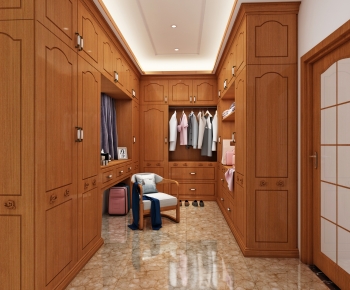 Simple European Style Clothes Storage Area-ID:716176039