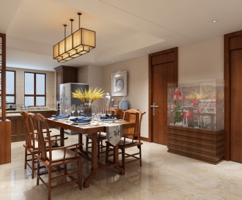 New Chinese Style Dining Room-ID:898116118