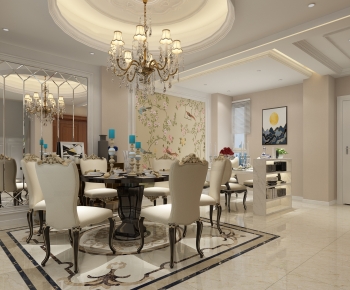 European Style Dining Room-ID:105945112