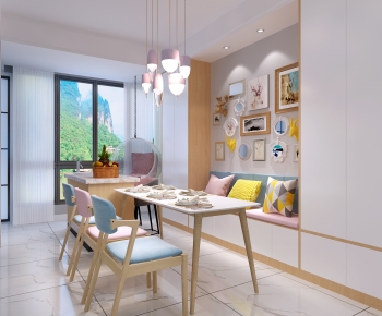 Nordic Style Dining Room-ID:984725002