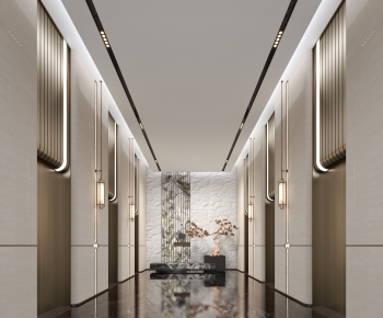 Modern Corridor/elevator Hall-ID:203233969