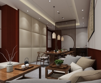 New Chinese Style Office Negotiation Area-ID:785496001