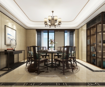 New Chinese Style Dining Room-ID:480362892