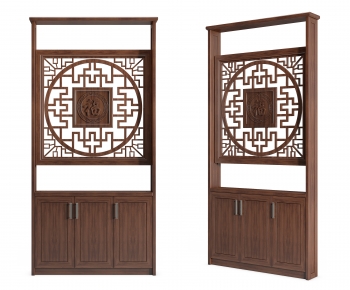 New Chinese Style Wooden Screen Partition-ID:430794952