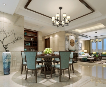 New Chinese Style Dining Room-ID:540622008