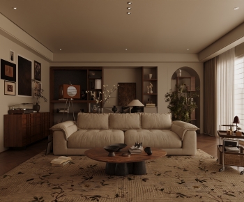 French Style A Living Room-ID:744996079