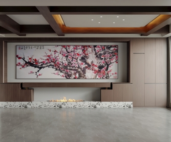 New Chinese Style Dining Room-ID:846990112