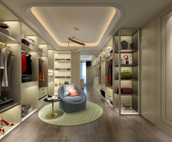 Modern Clothes Storage Area-ID:411271103