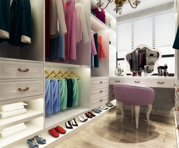 Modern Clothes Storage Area-ID:776547912