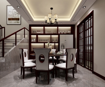 New Chinese Style Dining Room-ID:809158091